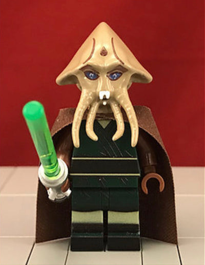 BOCTA ANTILS Quarren Jedi Custom Printed & Inspired Lego Stars Minifigure