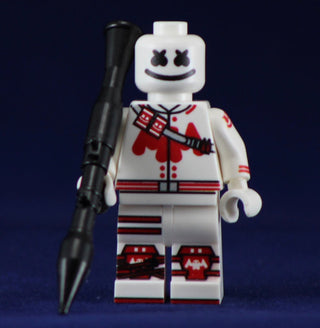MARSHMELLOW MAN Custom Printed Lego Inspired Fortnite Minifigure Custom minifigure BigKidBrix   