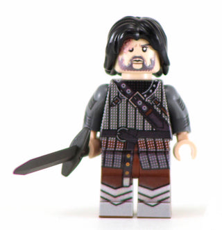 HOUND Sandor Glegane Custom Printed & Inspired Lego Game of Thrones Minifigure Custom minifigure BigKidBrix   