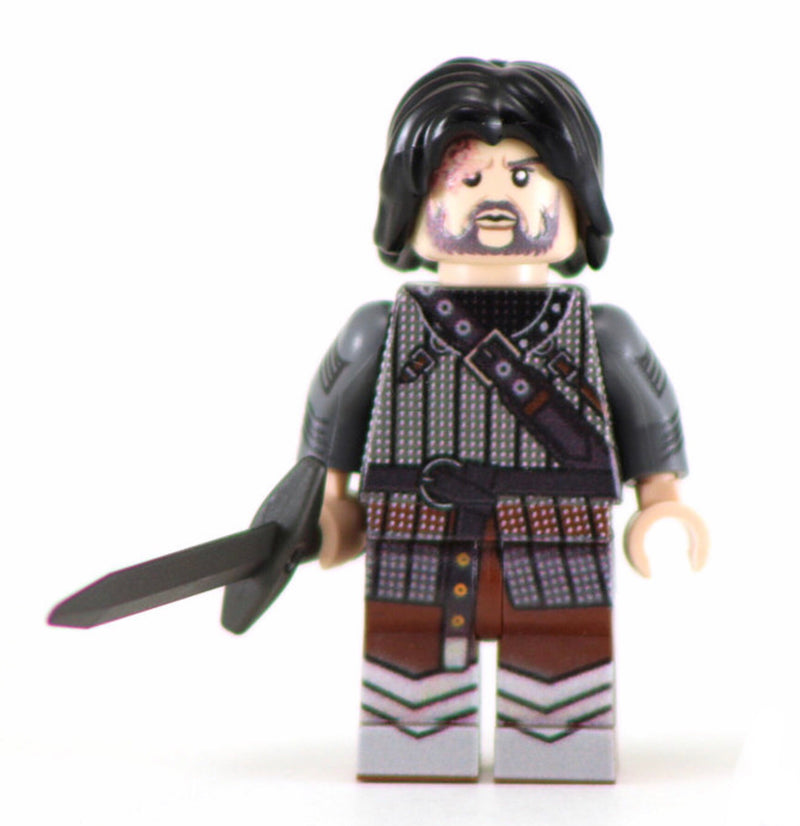HOUND Sandor Glegane Custom Printed & Inspired Lego Game of Thrones Minifigure
