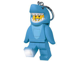 LEGO® Shark Guy Keychain LED Light 3”