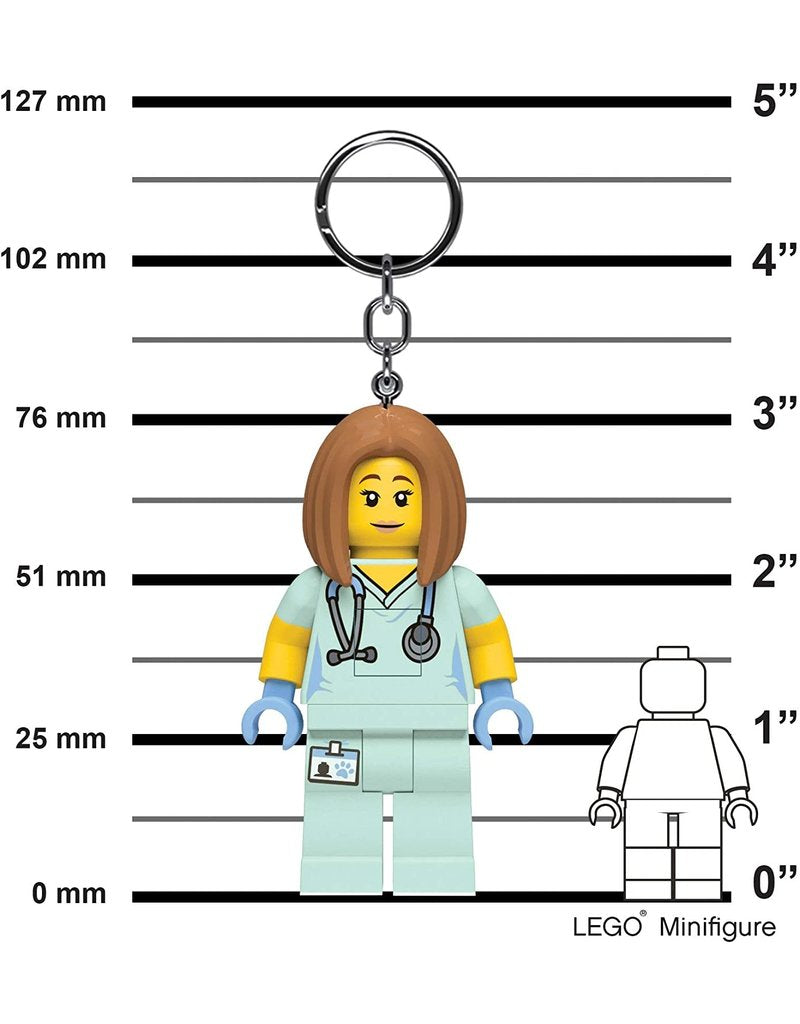 Lego nurse keychain hot sale