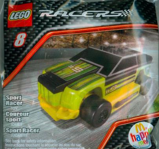 McDonald's Racers Car 8 - Sport Racer, McDR8US Building Kit LEGO®   